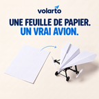 Une feuille A4 devient un vrai avion Volarto